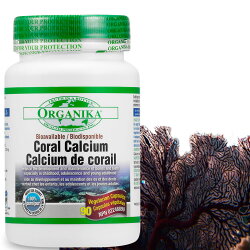 珊瑚鈣膠囊90顆-加拿大Organika(優格康)