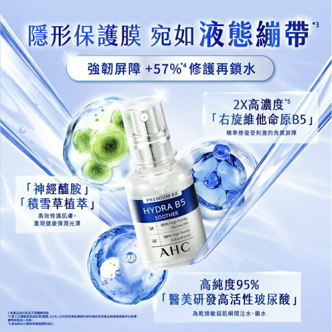 AHC 瞬效保濕B5微導玻尿酸精華 30ML 2