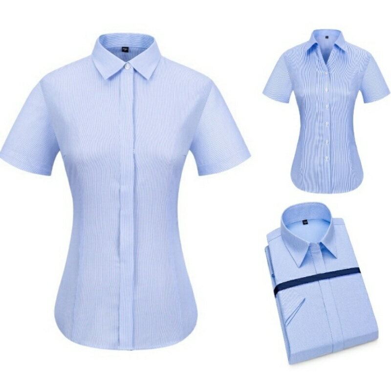 現貨+預購 女短袖襯衫高級白襯衫西裝外套休閒女上衣-春夏單排扣女裝12色74lb56【獨家進口】【米蘭精品】