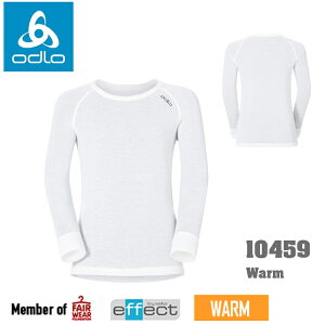【速捷戶外】瑞士ODLO 10459 warm 兒童機能銀纖維長效保暖底層衣 (白),保暖衣,衛生衣