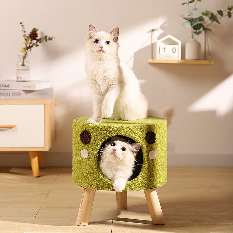 貓抓板 貓爬架小型貓咪貓窩貓抓板貓樹一體貓架子貓抓柱幼貓玩具 寵物用品