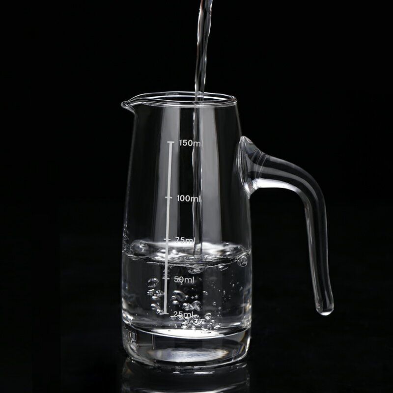 白酒杯家用小號玻璃酒杯分酒器套裝烈酒子彈杯酒盅一口杯飯店用