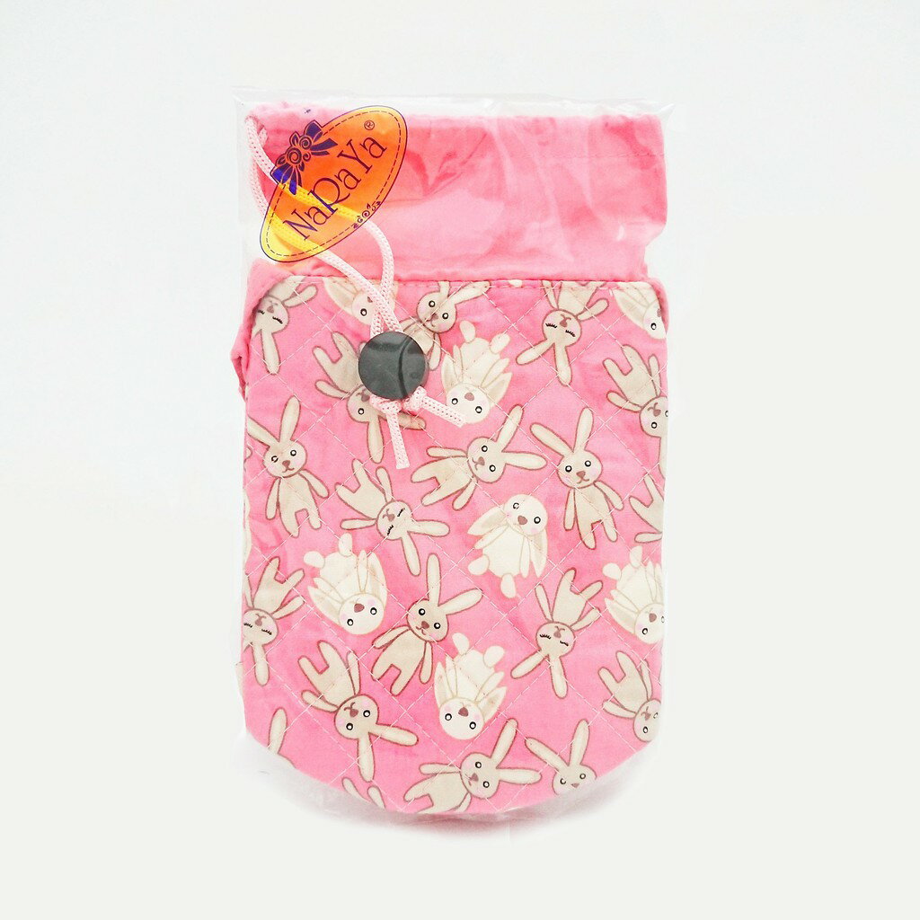 泰國naraya曼谷包 束口水壺袋- 粉紅小兔