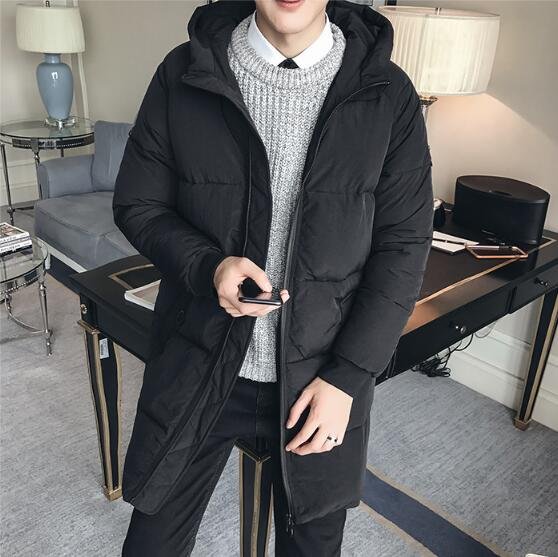 FINDSENSE Z1 韓國 時尚 潮 男 冬季 防寒 保暖 加厚 連帽 後背字母圖案 棉衣外套