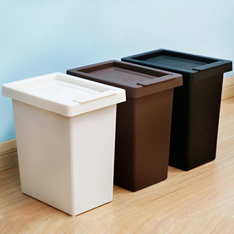 垃圾桶家用帶蓋廁所衛生間廚房有蓋大容量客廳臥室按壓式塑料紙簍