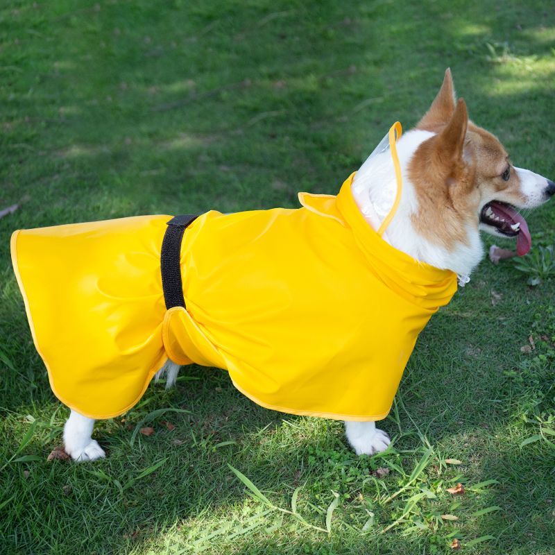 寵物衣服 寵物狗狗雨衣四腳全包衣服中型犬柯基泰迪小型犬雨披斗篷防水用品