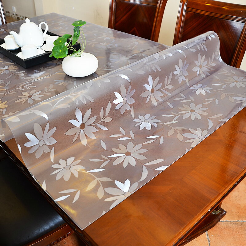 桌麵保護膜膠皮 免洗 可家用餐桌 透明桌布軟玻璃 超薄