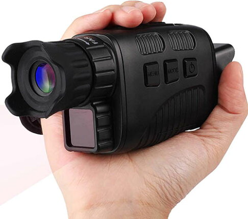 Hollee 【日本代購】夜視單筒望遠鏡10倍率4倍數200米IR功能 紅外線 0