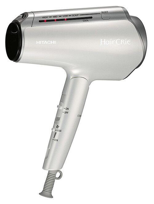 【熱銷品牌】HITACHI 【日本代購】 日立 負離子吹風機 靜電抑制 HD-NS900 - 白色