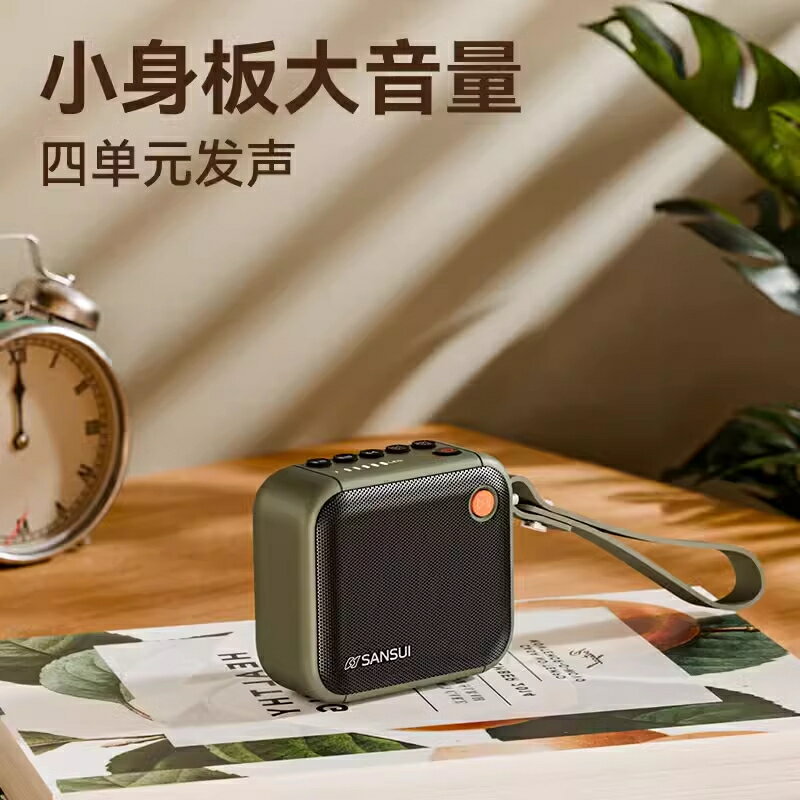 2025新款山水音箱小巧便攜戶外防水插卡u盤大音量收音機音響