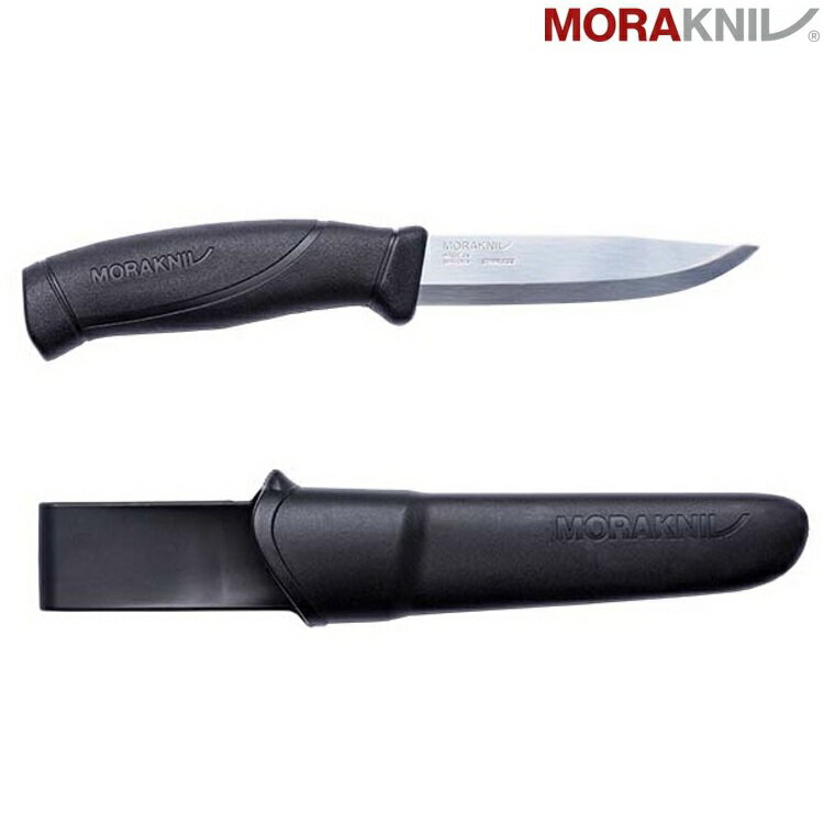 MORAKNIV 不鏽鋼直刀/露營小刀 Companion 瑞典製 12092 黑