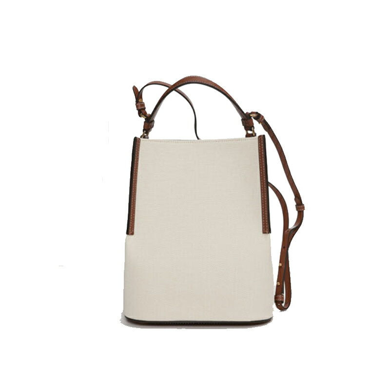 BURBERRY 小型標誌圖案棉質帆布 Peggy 水桶包 80268241~【 菲尼斯 國際精品 ★ 疊加現抵$1520 】 4