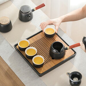 免運 茶具套裝組合 整套功夫茶具套裝家用客廳陶瓷輕奢中式干泡禮盒泡茶套餐