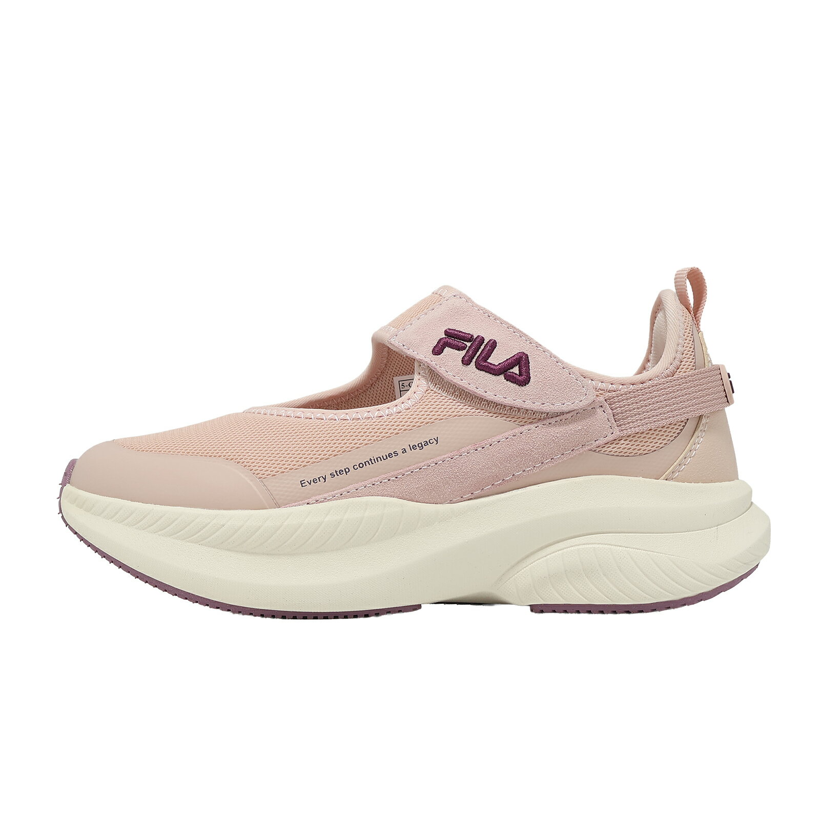 Fila 休閒鞋 Lithe 女鞋 粉紅 厚底 魔鬼氈 增高 斐樂 5C941A555