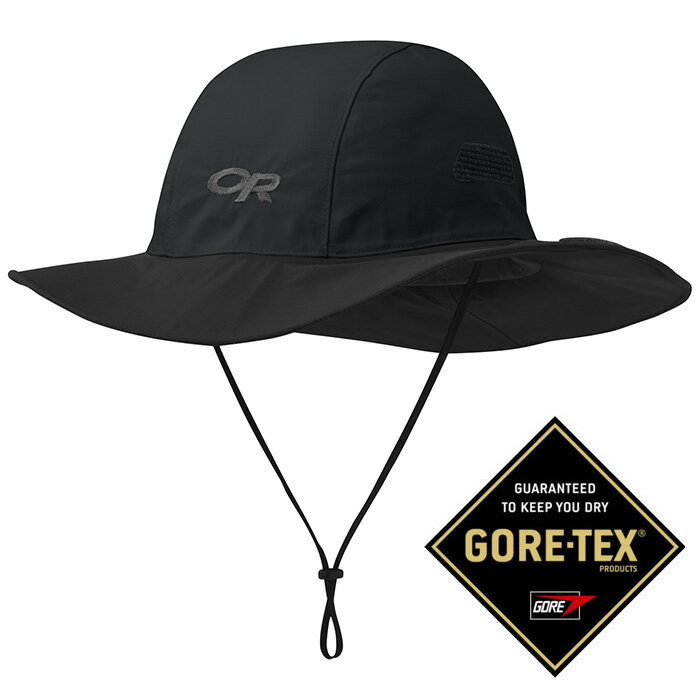 Outdoor Research 美國 Seattle Sombrero Gtx 防水圓盤帽gore Tex 登山帽防曬帽遮陽帽黑色 0001 鄉野情戶外休閒專業中心 Rakuten樂天市場