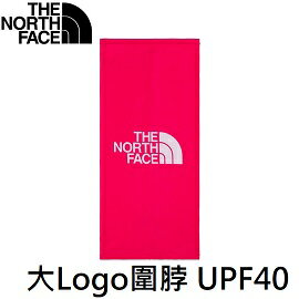 [ THE NORTH FACE ] 大Logo印花圍脖 UPF40 粉 / NF0A5FXZ397