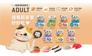 Vif 咪芙 好鮮餐包 ADULT 一般貓濃湯餐包 貓餐包 貓罐頭 濃湯餐包