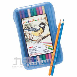 SKB 12色 彩色鉛筆 NP-80(顏色隨機)【九乘九購物網】