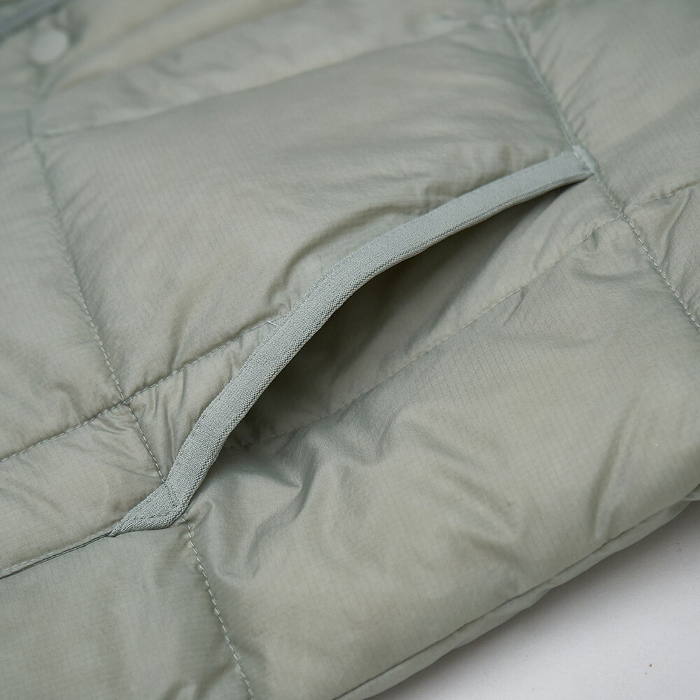 中性款 車格羽絨外套 嫩綠色 (510585) 【5th STREET】【年貨節全館390起】★冬裝下殺 最高折426 8