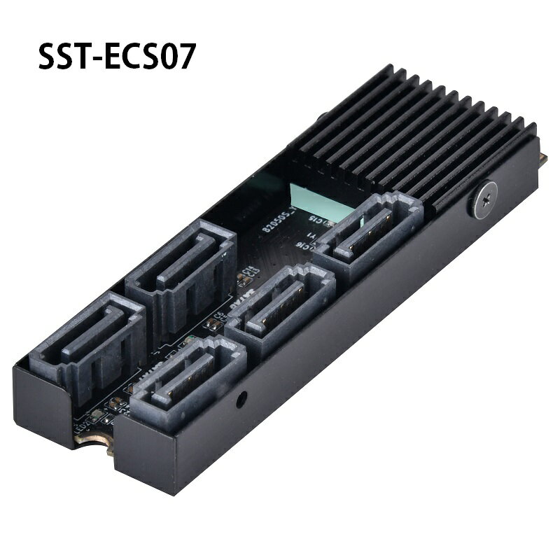 【最高現折268】SilverStone 銀欣 ECS07 5埠SATA M.2 PCIe 硬碟擴充卡/SST-ECS07