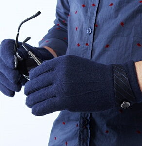 觸控手套男羊毛手套-商務保暖加厚可觸屏時尚配件72q8【獨家進口】【米蘭精品】