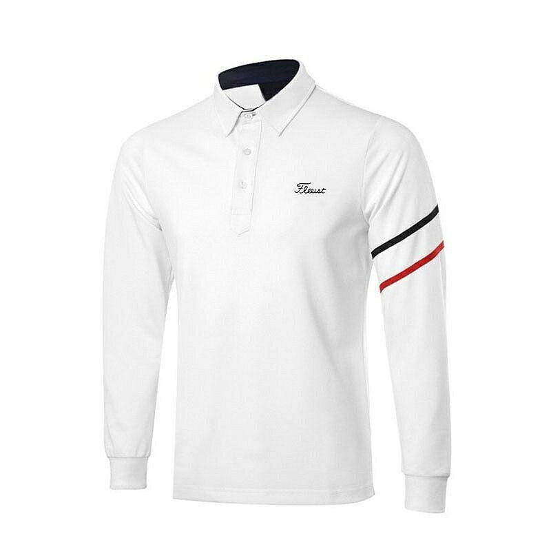 新款秋季高爾夫服裝男長袖速乾透氣舒適排汗上衣golf戶外運動polo