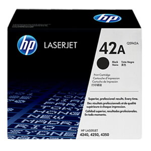 HP 黑色原廠碳粉匣 / 個 Q5942A 42A