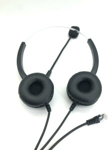 萬國CEI數位話機 雙耳耳機麥克風 RJ9水晶頭 DT-8850D 總機耳機 headset phone