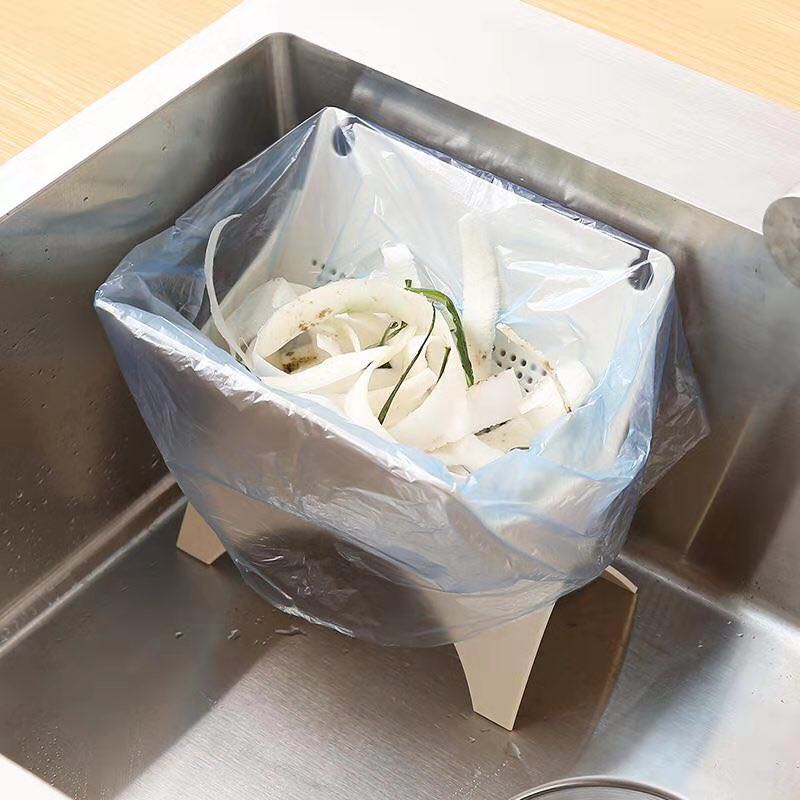 時尚家用落地式垃圾架 可折疊廚房收納架 廚房 衛生間零食雜物盒