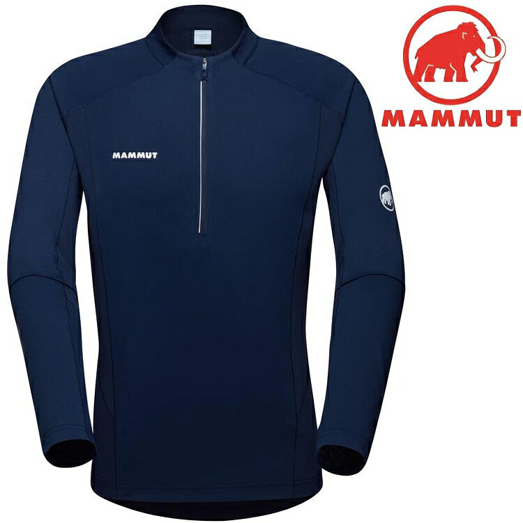 Mammut 長毛象 Aenergy FL Half Zip AF 男款 長袖半門襟排汗衣 1016-01310 5118 海洋藍