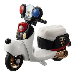 大賀屋 日貨 夢幻車 米奇 警察車 摩托車 多美小汽車 多美 機車 Tomica 模型 玩具 正版 L00011301
