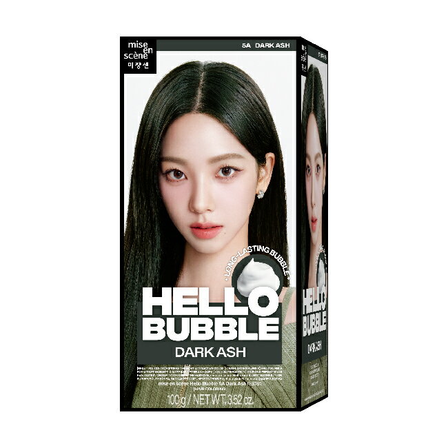 魅尚萱 HELLO BUBBLE泡沫染髮劑 5A 霧灰黑