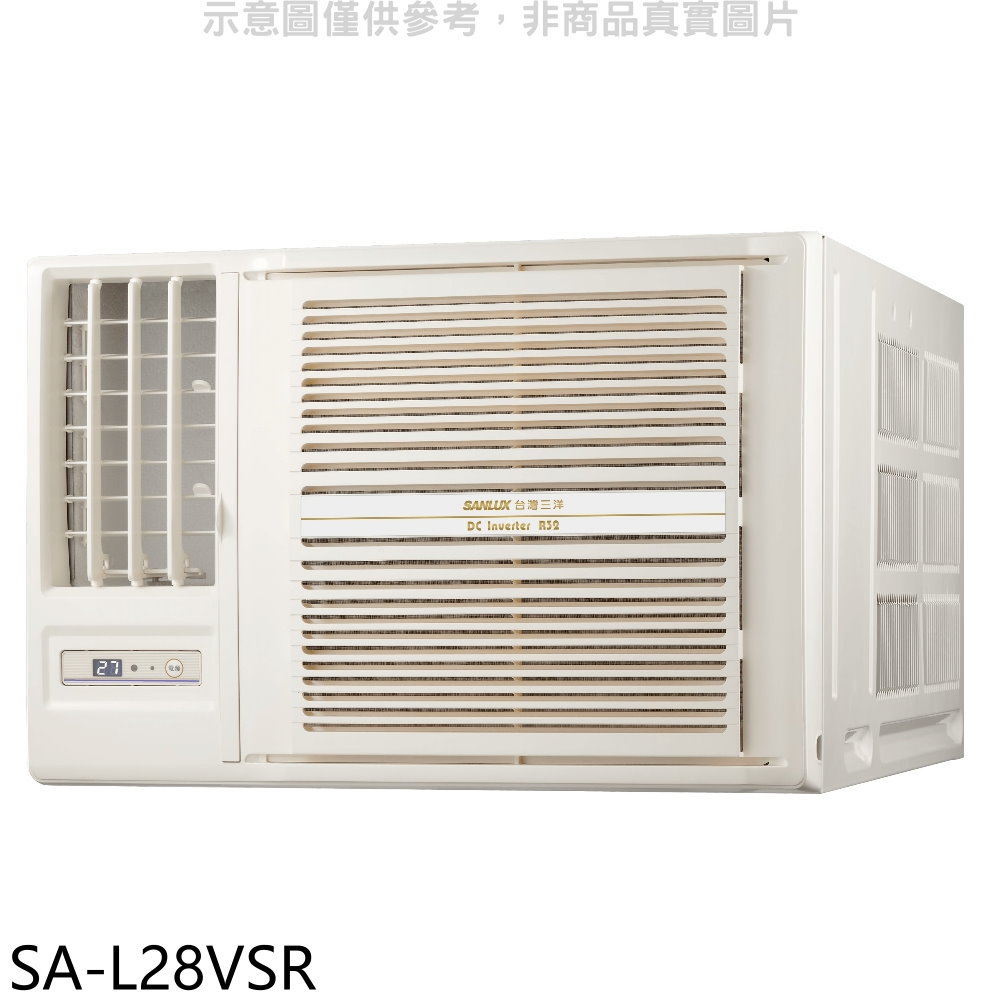 APP下單4%點數★SANLUX臺灣三洋【SA-L28VSR】R32變頻左吹窗型冷氣(含標準安裝)