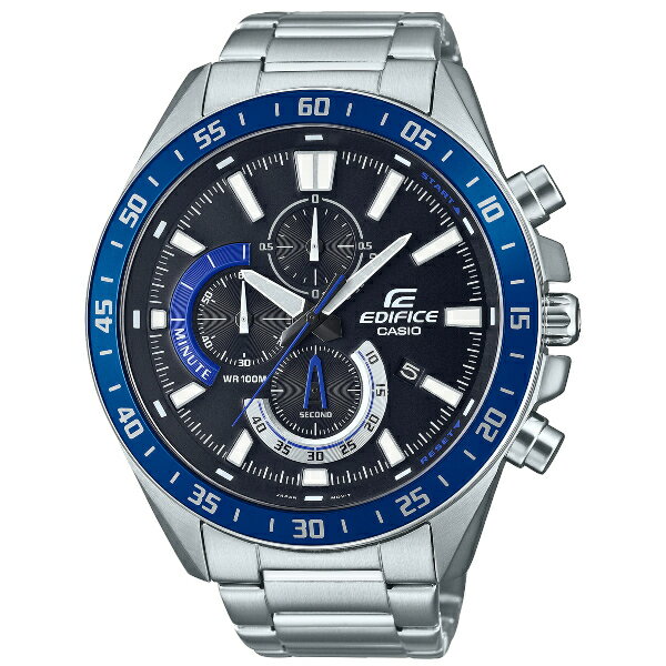 CASIO卡西歐 EDIFICE EFV-620D-1A2V 三眼運動計時腕錶 / 藍黑 50.5mm｜樂天全館特惠中★指定刷卡回饋10%