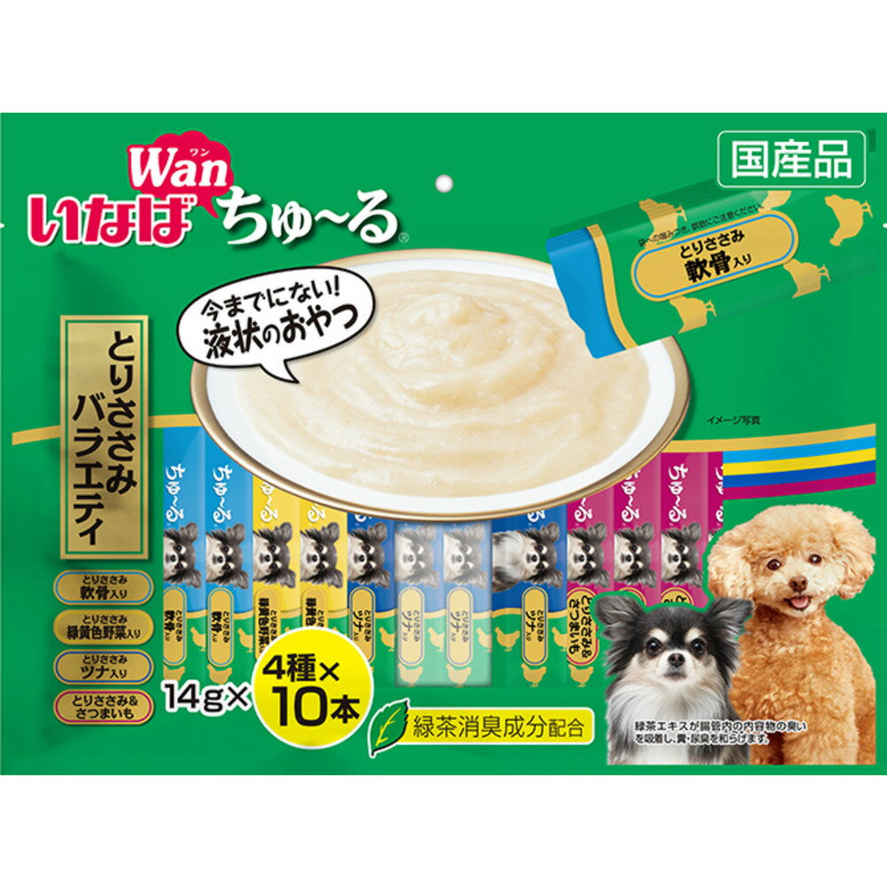 INABA汪啾嚕 狗狗肉泥 綜合鷄肉 40入