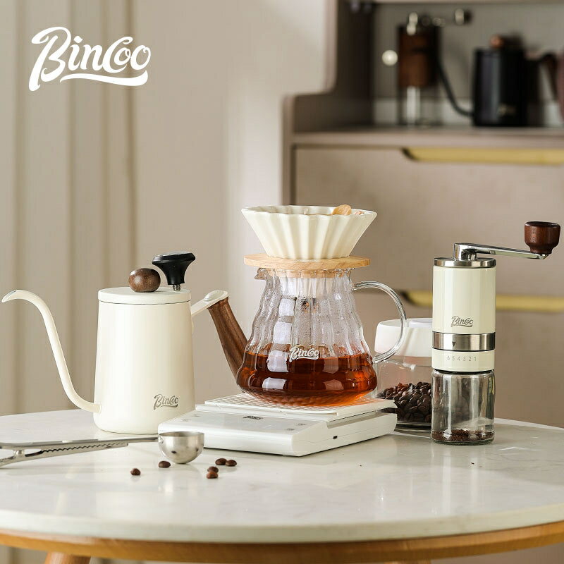 手沖咖啡壺套裝細嘴壺分享壺濾杯磨豆機家用小型咖啡器具