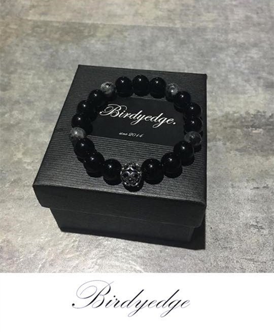 【Birdy Edge】經卓 用心 台灣品牌 工業 麻腦 天然混珠 大銀珠 設計  手飾 手環 手鐲 免運費 2