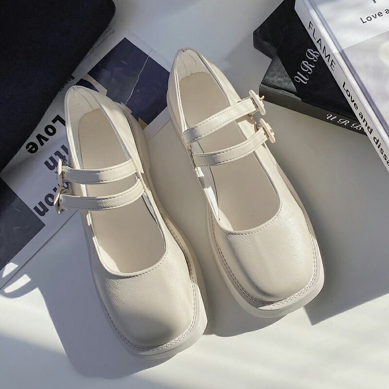 2021春季款厚底瑪麗珍日系jk小皮鞋女學生韓版復古英倫學院風單鞋