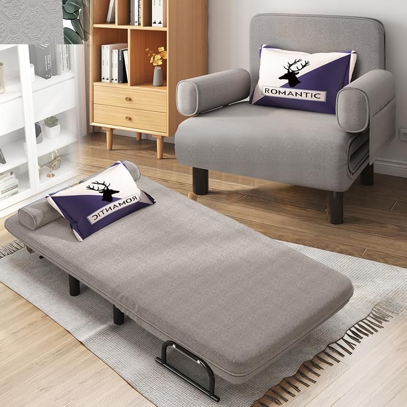 折疊沙發床兩用單雙人懶人沙發椅子午休午睡折疊床多功能簡約