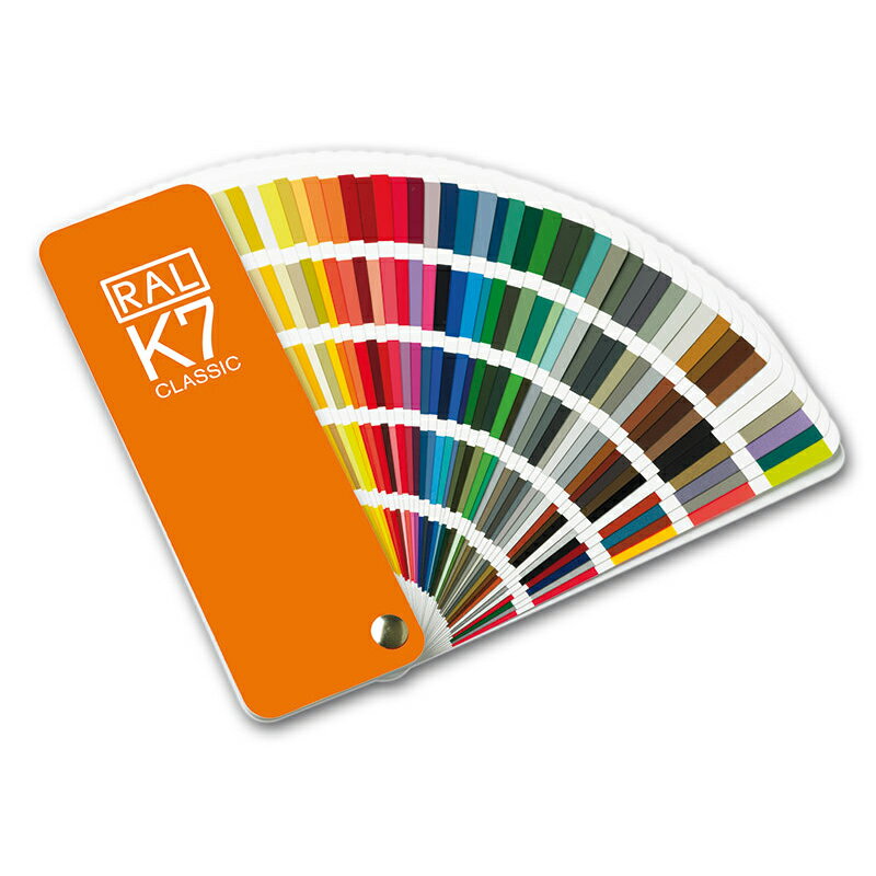 德國 RAL 勞爾 2023年版本 經典 K系列 色卡 RAL Classic Color K7 (4碼215色單頁五色) 工業建築設計塗料通用 /本 K7