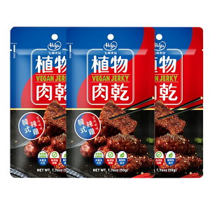 HOYA植物肉乾－韓式辣雞50gx3包 全素
