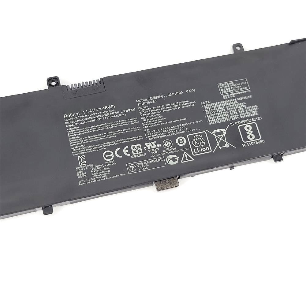 Batteria Per ASUS Zenbook UX310U Series - Modello B31N1535, 4110mAh/48Wh
