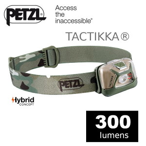 【速捷戶外】PETZL E93HA 高亮度LED頭燈-迷彩(300流明) TACTIKKA , 登山露營戶外夜間照明釣