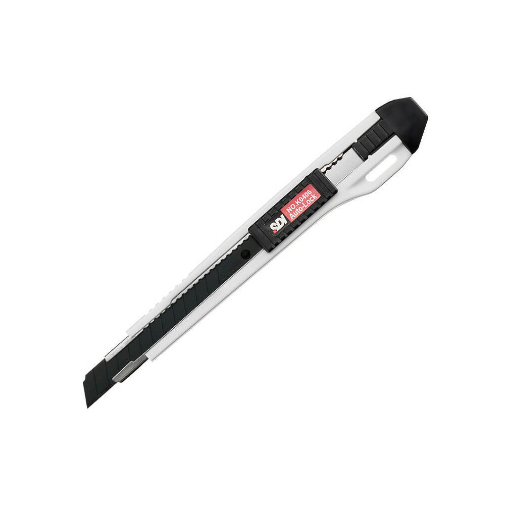 【史代新文具】手牌SDI K0406C 自動鎖定小美工刀 (黑刃版)