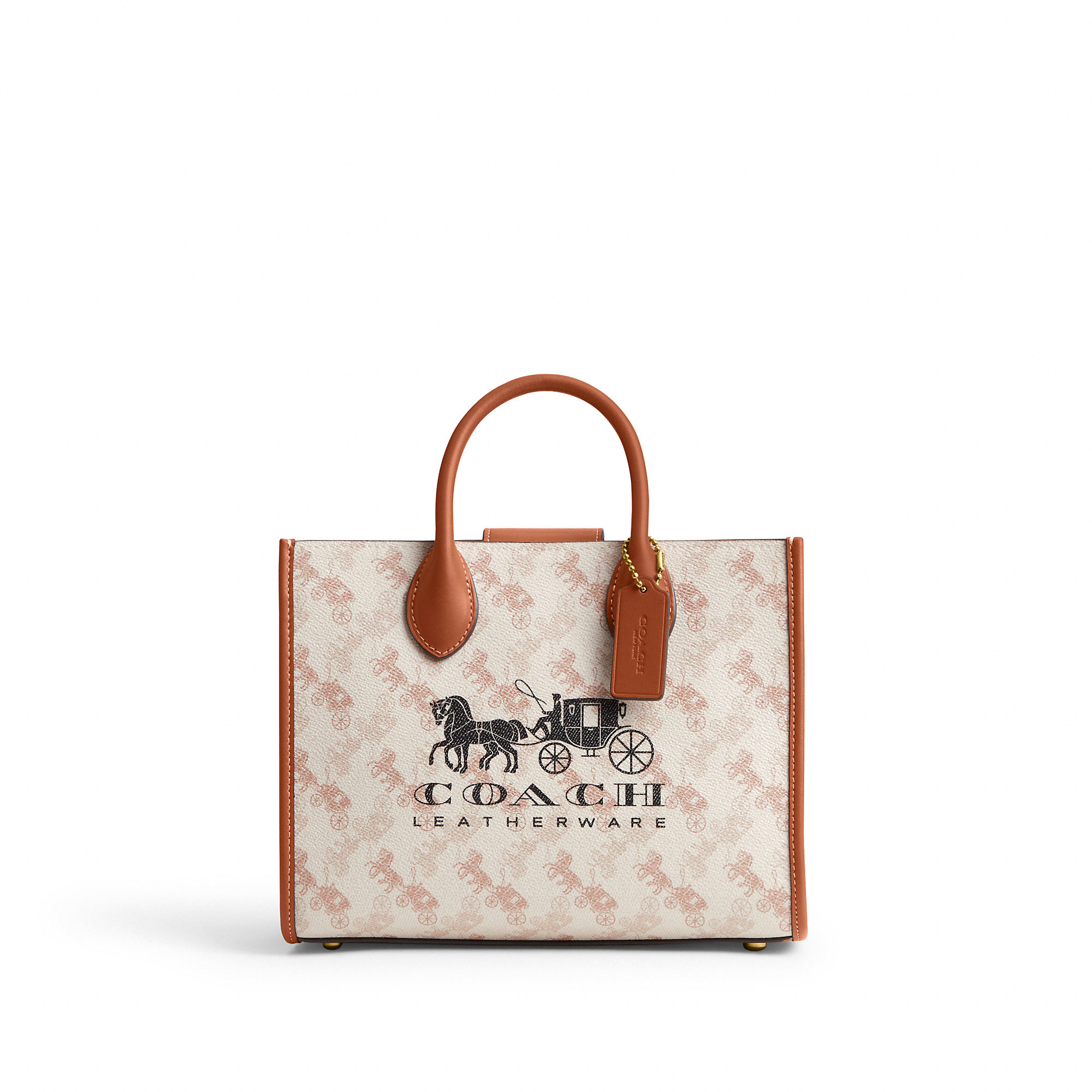 精選★COACH Ace26 Logo馬車印花 中號托特單肩斜跨斜背包 手提包 CR680~【購物節優惠★菲尼斯 國際精品↘3折起】 1