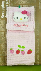 【震撼精品百貨】Hello Kitty 凱蒂貓 捲筒面紙套-粉草莓【共1款】 震撼日式精品百貨
