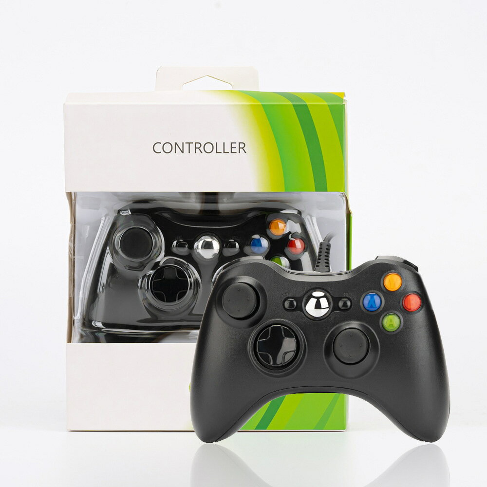 XBOX 360遊戲手柄 360有線手柄 PC電腦遊戲手柄XBOX 360有線 手柄
