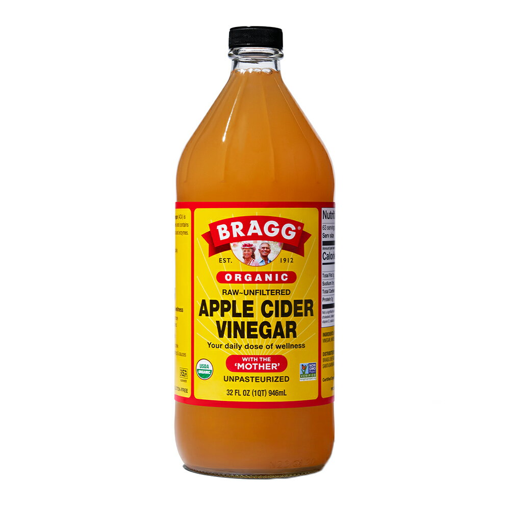 【Bragg】阿婆有機蘋果醋 32oz(946ml/瓶) #現貨