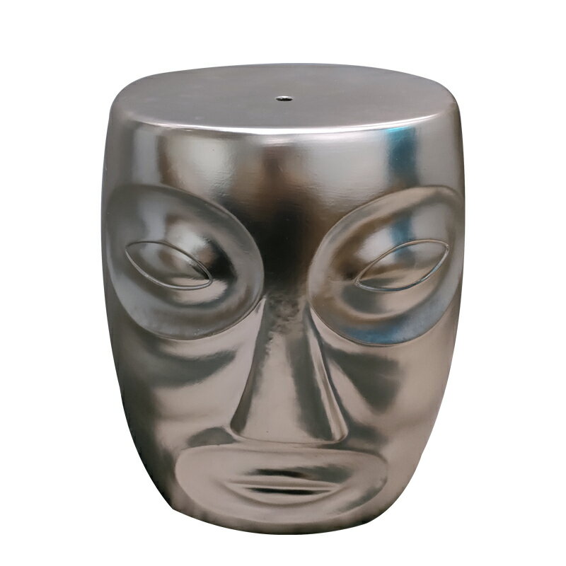 蝶陶摩登現代設計美式人臉陶瓷鼓椅民宿網紅酒店擺件凳子角幾邊幾 9