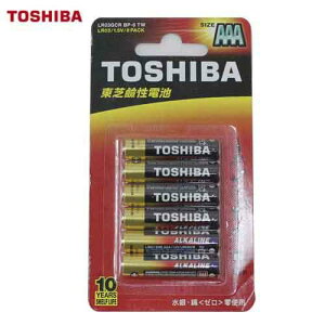 【最高22%回饋 5000點】TOSHIBA東芝 鹼性電池4號 10入 AAA